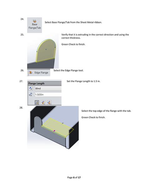 SolidWorks sheet metal tutorial pdf